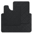 thumbnail image 3 of ChakmeOne Black Bathroom Rug Set Bath Mats 3 Piece with U Shape Toilet Rug Super Non-Slip Machine Washable Absorbent for Tub & Shower, 3 of 10