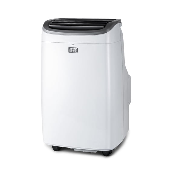 BLACK DECKER BPACT08WT 4,000 BTU SACC/CEC (8,000 BTU ASHRAE) Portable Air Conditioner, For Room up to 350 sq. ft., White