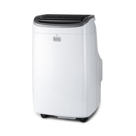BLACK+DECKER BPACT08WT 4,000 BTU SACC/CEC (8,000 BTU ASHRAE) Portable Air Conditioner, For Room up to 350 sq. ft., White