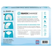 QuickChange Male Maximum Absorbency Incontinence Wrap, One-Size, 8 Count