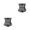 thumbnail image 3 of Entrenador de cintura Seitruly Corsé de entrenamiento Neopreno Gris 2Conjunto, 3 of 6
