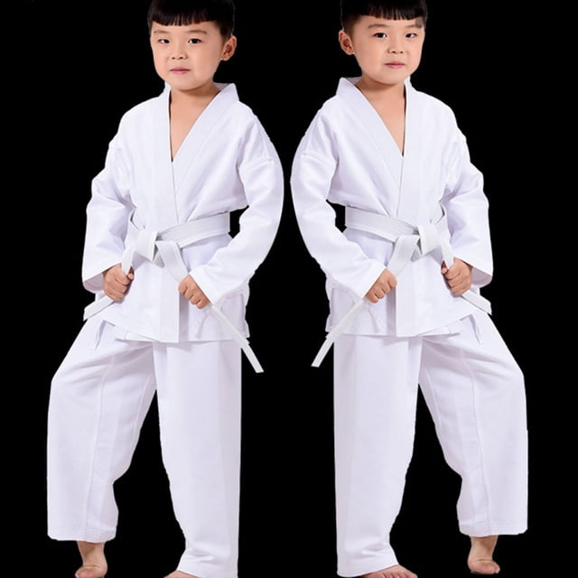 Greeniant Taekwondo Karate traje niños adultos artes marciales blusa pantalones disfraces Boxeo blanco L Greeniant CE0699-03B