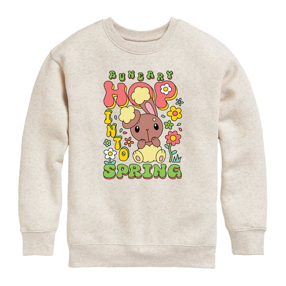 Pokémon - Hop Into Spring Graphic Long Sleeve Fleece Sweatshirt