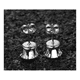 thumbnail image 3 of Aretes Zirconia Acero Inoxidable Hipoalergénico 6 Pares Plata Malubero Malu1730, 3 of 5
