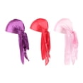 thumbnail image 1 of Gorro de quimioterapia para la pérdida de Cabello Sunnimix 3pcs Mujer Gorro Pirata Rojo Rosa morado, 1 of 5
