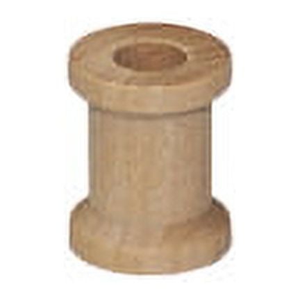 20 Pcs Unfinished Wood Spools 1/2" tall x 3/8" wide w/ 1/8" hole