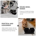 thumbnail image 3 of Pet Double Feeder Detachable Neck Protection Raised Pet Bowl with Non-Slip Base, 3 of 8