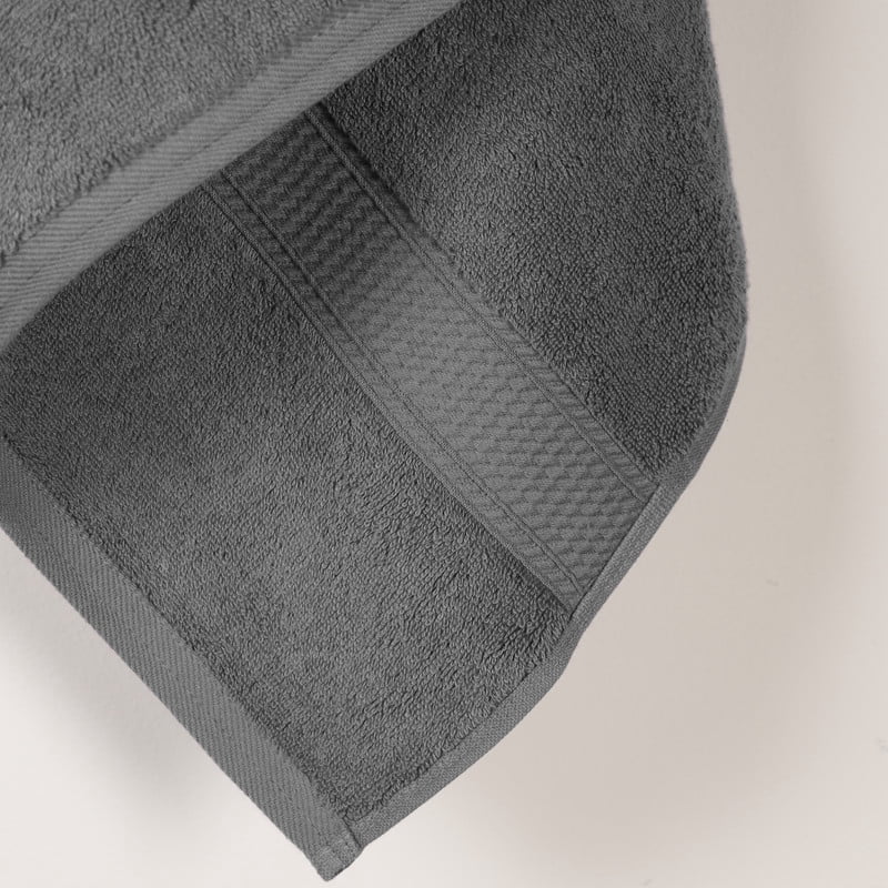 Superior 800 GSM Egyptian Cotton Heavyweight Bath Towel Set of 2, Charcoal