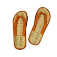 thumbnail image 3 of Quickkshop Natural Korai Grass Mat Slider For Men & Boy | Osho Slipper Stylish Comfortable Lightweight (Orange, numeric_8), 3 of 5