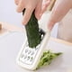 thumbnail image 4 of Pelador y rallador de verduras 3 en 1 | Rallador de acero inoxidable para cocina | Cuchilla ajustable para ensaladas, fideos de calabacín y guarniciones | Juego de 3 piezas para cocinar en casa, 4 of 9