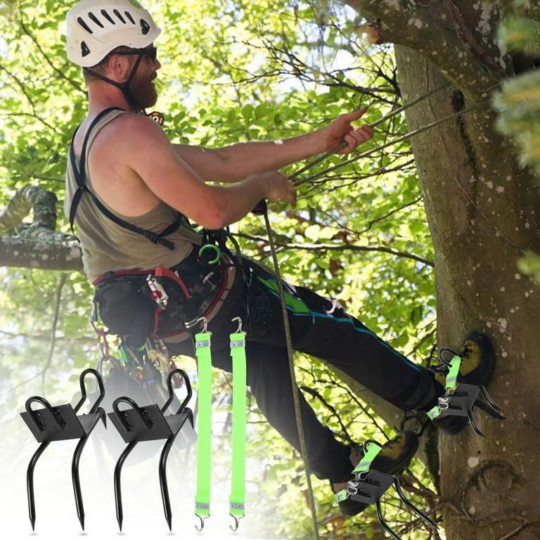 Climbing Tree Spikes Pole Fruit Picking Gaffs Non Claw Straps