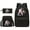 Couleur de l'Image 4, variante sur Ensemble de 3 Pcs Sac à Dos Bandoulière et Trousse, Sac à Dos Fille Dessin Animé Mignon, Sacs de Voyage Hommes Femmes Grande Capacité Sacs d'École pour Adolescent, Sac de Voyage Extérieur