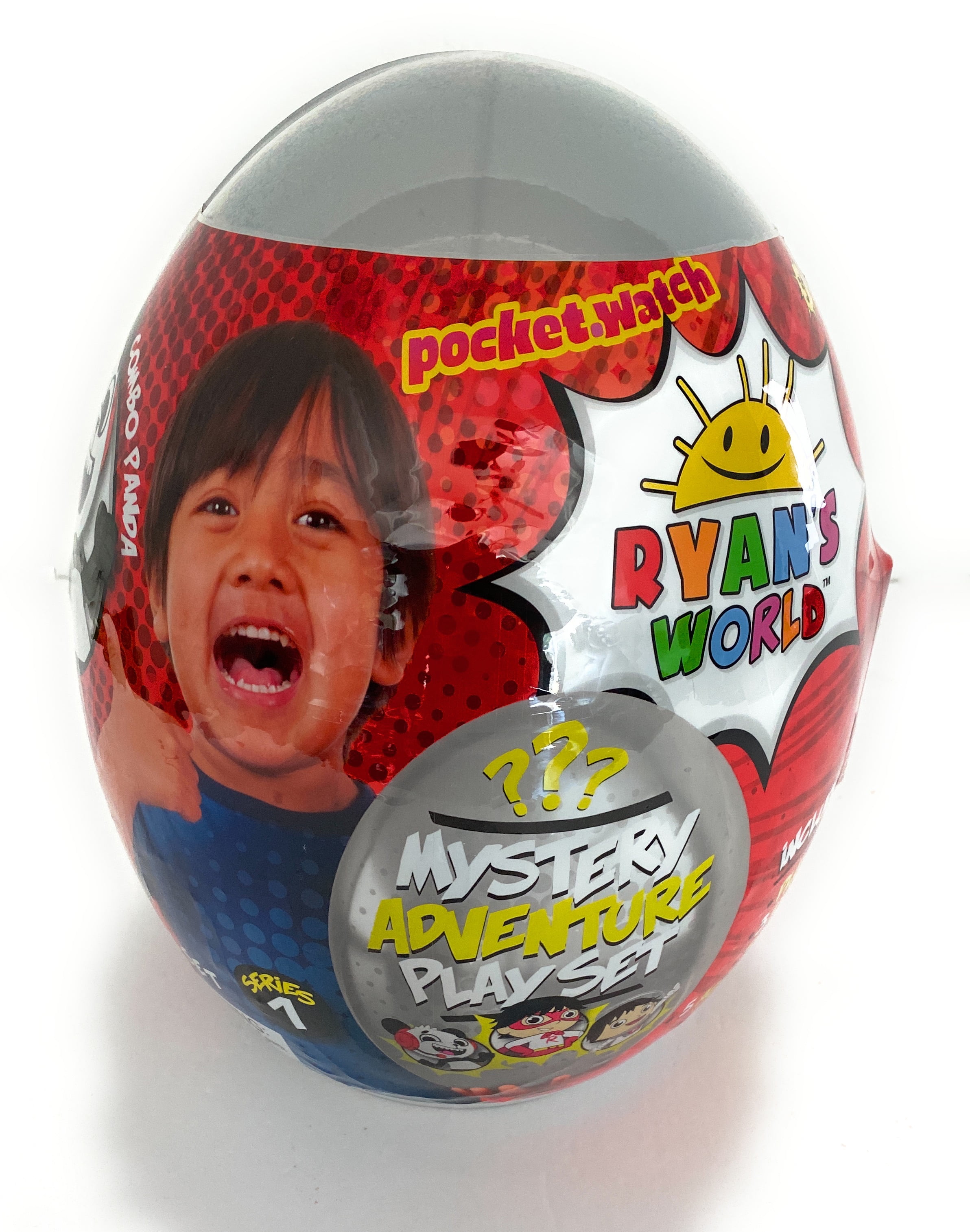 Ryan's World Mystery Egg Playset inc Figures Vehicle Stickers & Accessories 