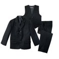 thumbnail image 1 of Spring Notion Boys Fine Pinstripes 3-Piece Set Black 2T, 1 of 2