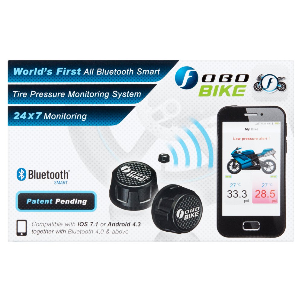 Fobo Bike Black Tire Pressure Monitoring System
