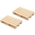 thumbnail image 1 of 2pcs 120x80mm Wooden Pallet Decoration For 1/10 Rc Crawler Car Axial Scx10 90046, 1 of 5