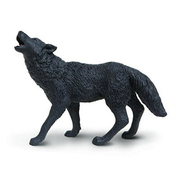 Safari Ltd Wild Safari North American Wildlife Black Wolf