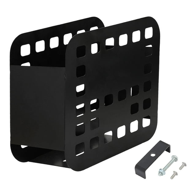 Cesta de almacenamiento de metal para motocicleta, portaequipajes multiusos, resistente, diseño para , accesorio de fácil instalación