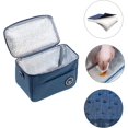 thumbnail image 4 of Bolsa más fresca 6L, bolsa más fresca bolsa de almuerzo aislada bolsa de mano portátil duradera impermeable para el trabajo escuela picnic en la playa, 4 of 5