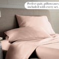 thumbnail image 4 of Southshore Fine Living, Inc. 14-Inch Deep Pocket California King Sheet Set, Premium Bedding, Pink, 4 of 8