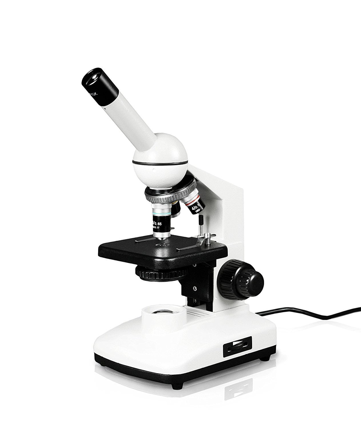 Vision Scientific Monocular Compound Microscope, 10x WF & 20x WF