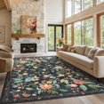 thumbnail image 1 of Alfombra AMADA HOMEFURNISHING 183x274 cm Antideslizante con Diseño Floral, 1 of 7