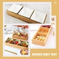 thumbnail image 2 of Hot Pot Food Plate Three Grids Food Container Desktop Vegetable Tray Fruit Dish, 2 of 9