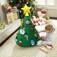 thumbnail image 7 of Felt Christmas Tree Set 3D DIY Christmas Decorations Clearance, Xmas Wall Hanging Ornaments Gifts for Kids Christmas Home Door Decorations, 7 of 7