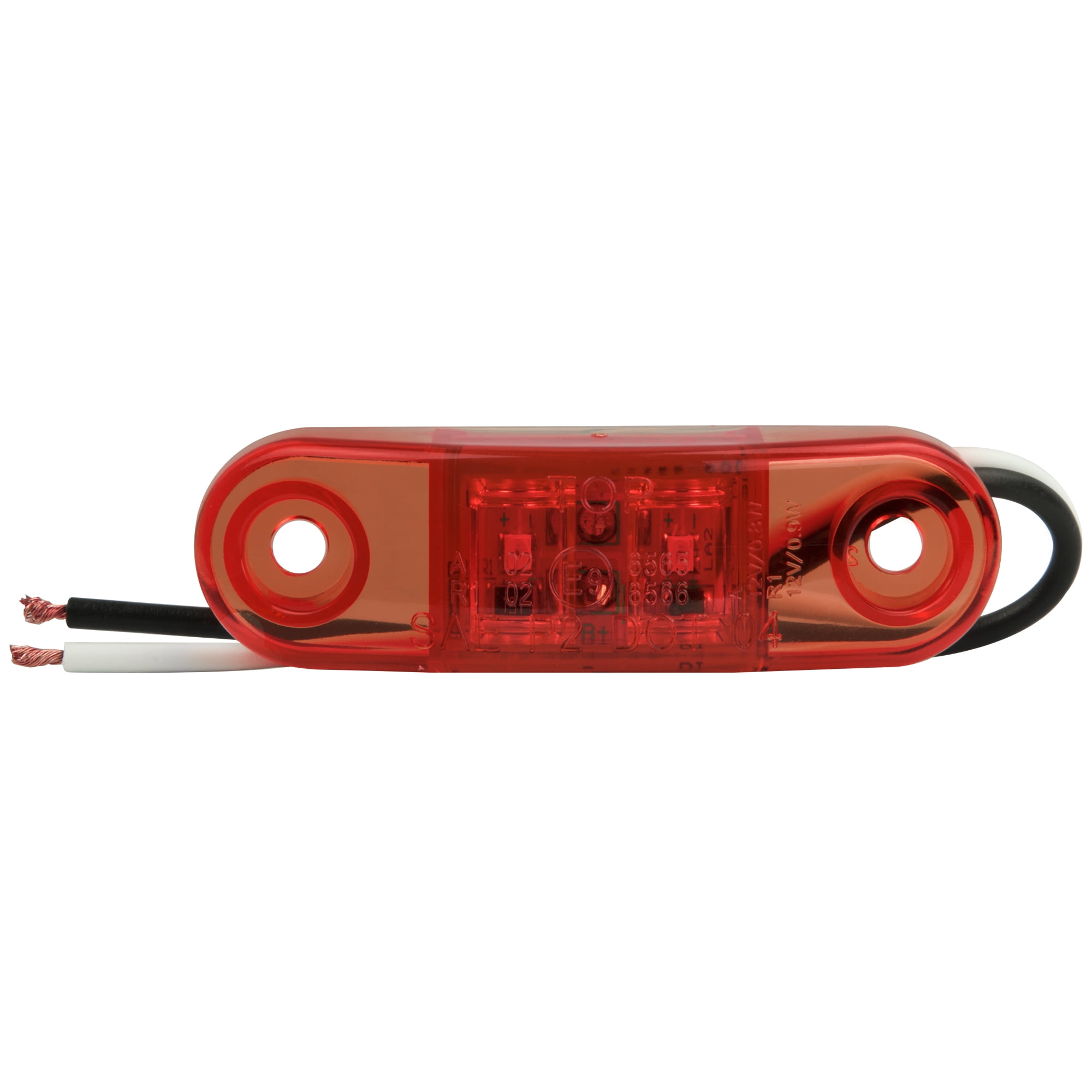 (2 pack) Hopkins Towing Solutions LED Mini Clearance Marker Light, C3221R, Red