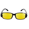 thumbnail image 1 of Minnieouse Gafas de lectura LED Luz Dioptría Gafas Lente transparente Gafas Lentes amarillo 100 grados, 1 of 5
