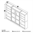 thumbnail image 3 of Atlin Designs 131" Full Wall Bed with 2 Piece Storage Unit in White, 3 of 3