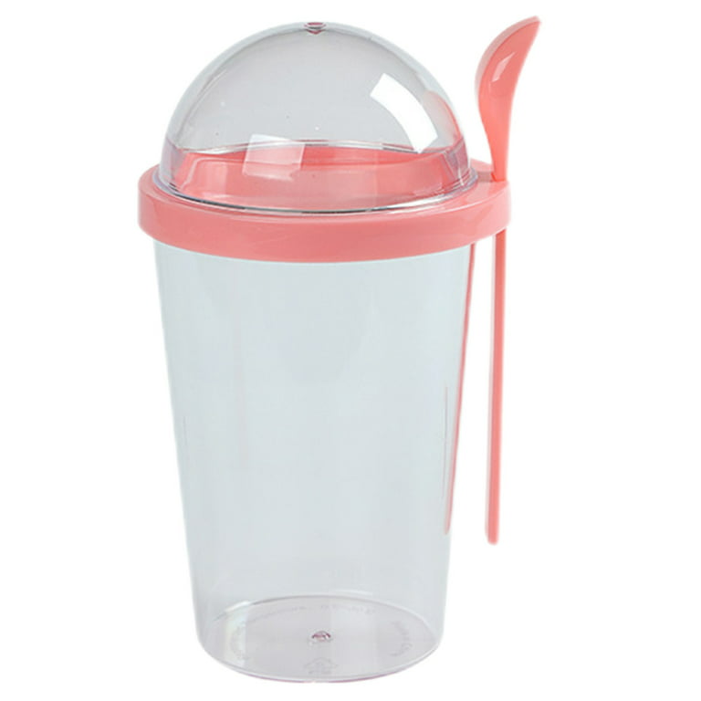 400ml Salad Meal Shaker Cup Easy Carry Portable Fresh Salad Shaker  Container for Home Travel Dorm Office Indoor Outdoor Sky Blue