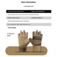 thumbnail image 3 of Guantes Entrenamiento Con Mancuernas Fitness Antideslizantes Accesorios para El (marrón L), 3 of 9