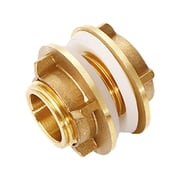ROZYARD Brass Bulkhead Fitting for Water Tanks Garden Hoses, Resistant Design