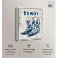 thumbnail image 2 of Howdy Boots Canvas Print Fashion Art by Art Remedy, White Frame, 20 x 24, 2 of 6