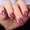 Dark Pink, variant on Press  Nails Glossy Dark Rose  False Nails Medium Length Squoval  Art Tips Salon Women Girls DIY Manicure Daily  Daily Office  Party  Stick   Nails