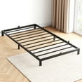 thumbnail image 2 of 6-inch Metal Low Bed Frame with Metal Slat Support, No Box Spring Needed, 2 of 4