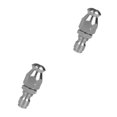thumbnail image 2 of Dalazy Nettoyeur Haute Pression Tuyau de Nettoyage des Égouts Buse Rotative Jet Argent E: Tête Ronde 2Set, 2 of 6