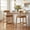 Natural + Brown PU, variant on Christopher Knight Home Retro PU Upholstered Counter Height Bar Stools, Natural+Brown, Set of 2