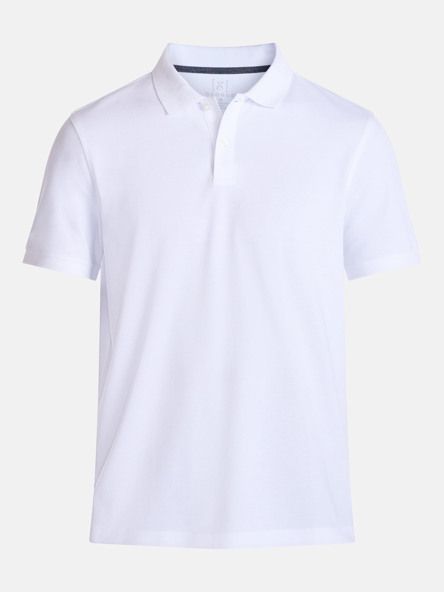 George Men's and Big Men's Classic Fit Pique Polo with Short Sleeves, Sizes XS-3XL, LT-4XLT, 2XB-6XB