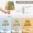 thumbnail image 4 of YAZAOO Table Lamp Creative Colorful Phoenix Pattern Simple Pattern Night Light, 4 of 8
