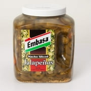 Embasa Nacho Sliced Jalapeno Pepper, 1 Gallon -- 4 per Case.