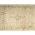 thumbnail image 1 of Ahgly Company Machine Washable Indoor Rectangle Traditional Brown Gold Area Rugs, 5' x 7', 1 of 7