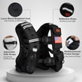 thumbnail image 4 of Chaleco pesado WANOON de 12 libras, ajustable, reflectante, para fitness, 4 of 7