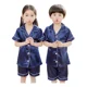thumbnail image 1 of Pijama Niño Niña Pijama De Seda De Manga Conjunto Lindo, 1 of 7