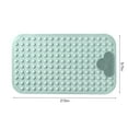 thumbnail image 3 of Non-Slip Bath Mat with Drain Holes & Suction Cups - Quick Dry Anti Mold Shower Floor Mat for Tub, Machine Washable Feet Massage Rug, Green (27.5x15.7 Inch)‌, 3 of 9