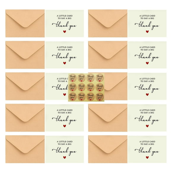 25 Pack 350GSM | Thank You Cards | Thank You Cards With Envelopes | & Wedding Thank You Cards | Thank You Notes & Cards For Teacher Graduation Business Holiday And