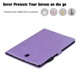 thumbnail image 4 of Galaxy Tab S4 10.5 2018 Case, Allytech Emboss Butterfly Dianmond PU Leather Cover Folio Case Stand with Cash Card Slots for Samsung Galaxy Tab S4 10.5 SM-T830/T835/T837 2018 Model, Purple, 4 of 7