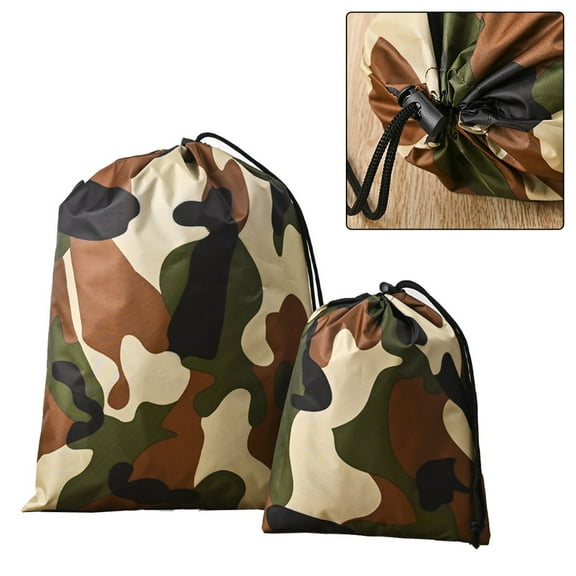 5PCS Stuff Sacks Drawstring Storage Bag Camping Bags Dustproof Outdoor Camping