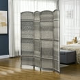 thumbnail image 2 of HOMCOM 6 Ft Folding Room Divider, Privacy Screen for Home Office Bedroom, 2 of 10